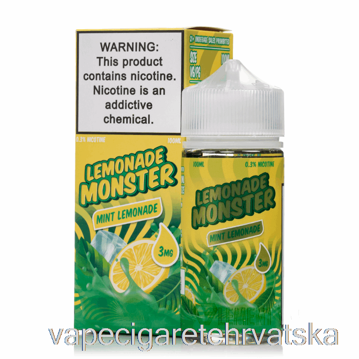 Vape Cigarete Mint - Limunada Monster - 100ml 0mg
